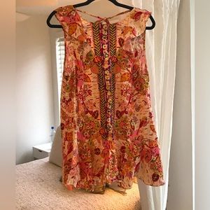 Free People size small colorful top.  Like new.